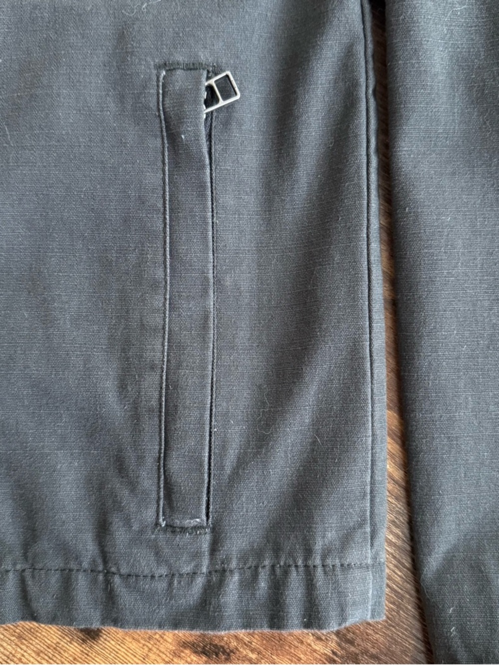 Levis Black Utility Fishing Jacket  ~ Size Medium - Picture 8 of 9